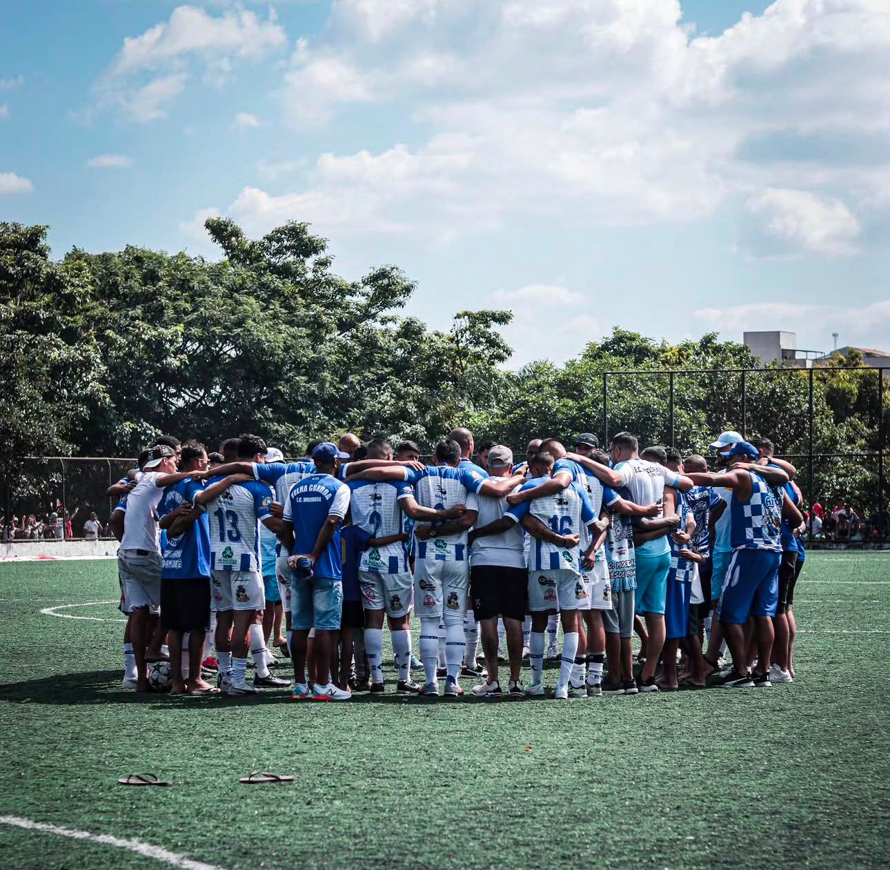 Um dia de jogo no Vestiário